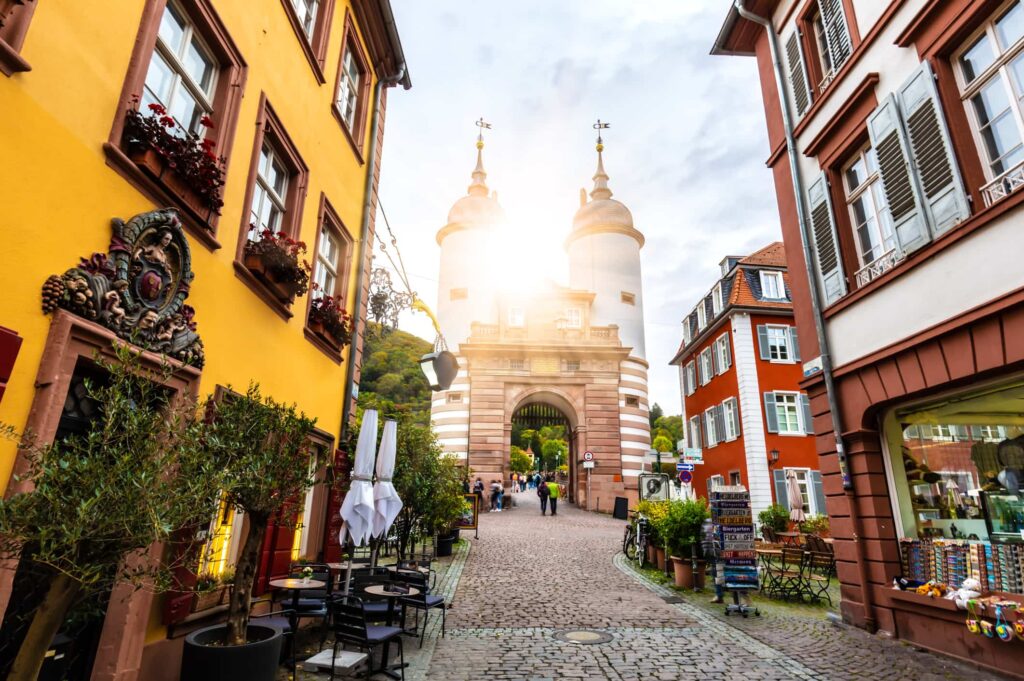 Terrasjes in Heidelberg