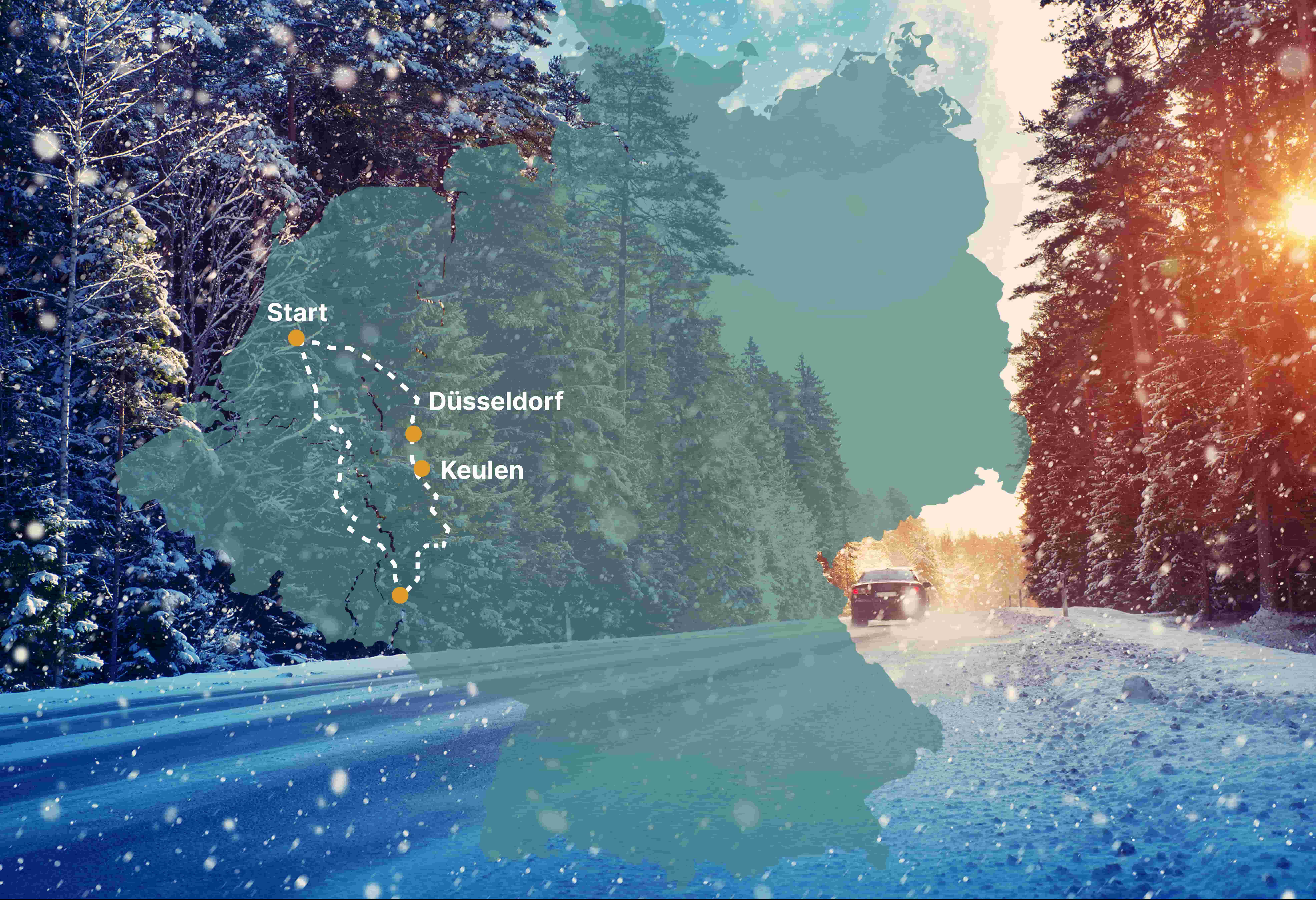 Roadtrip rond kerst