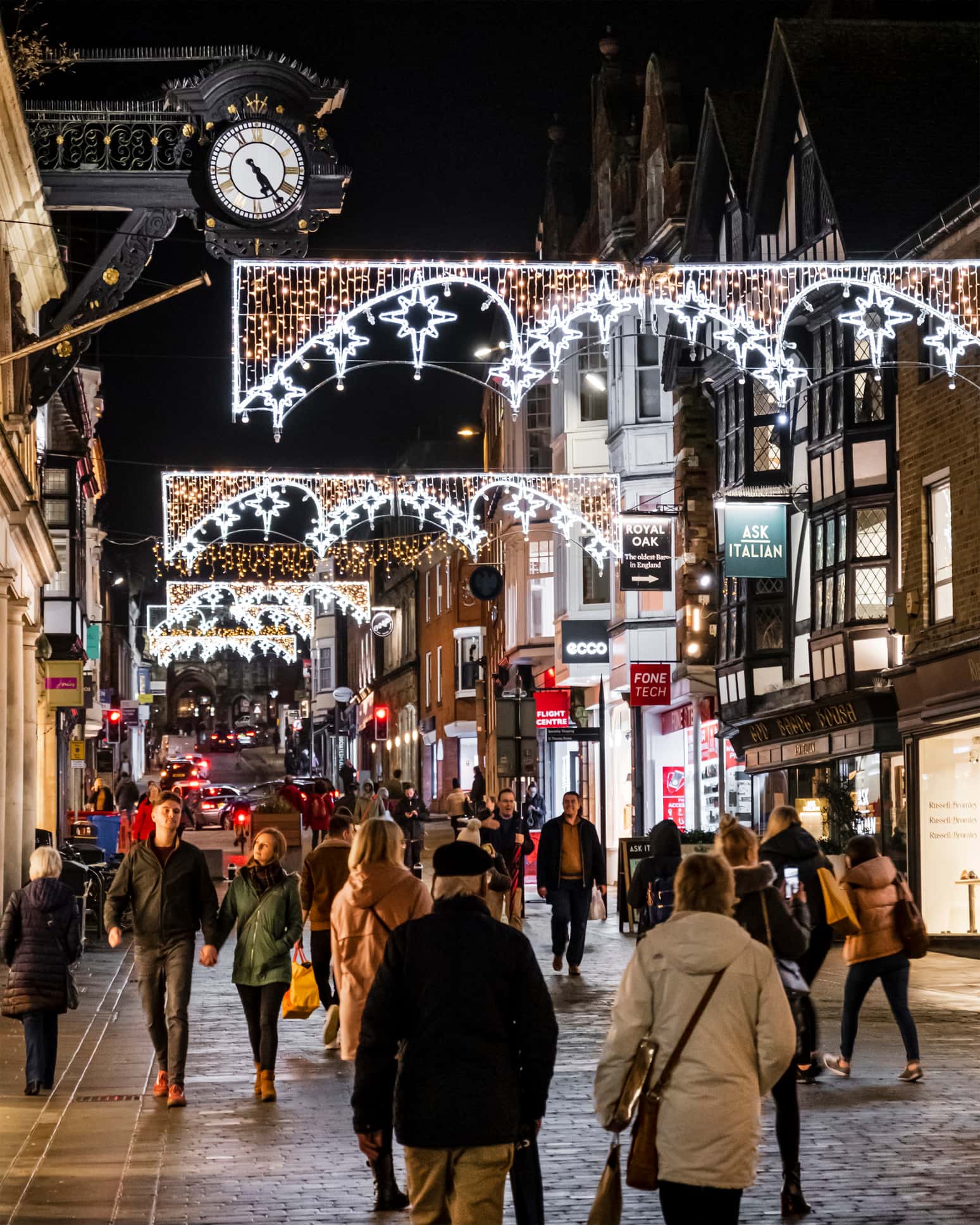 Kerstmis in Winchester, Engeland, VK