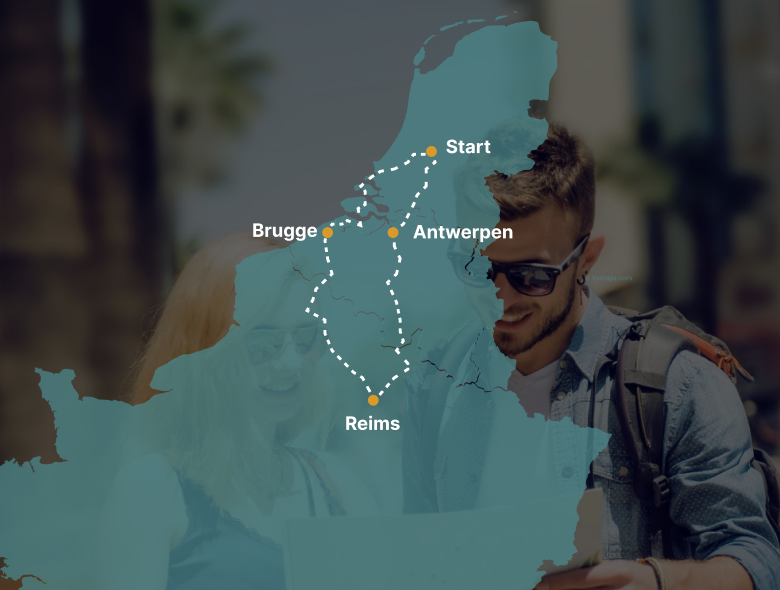 Roadtrip Antwerpen, Reims en Brugge