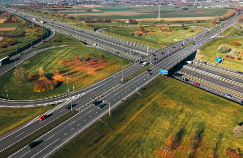 Roadtripo over Belgische snelweg